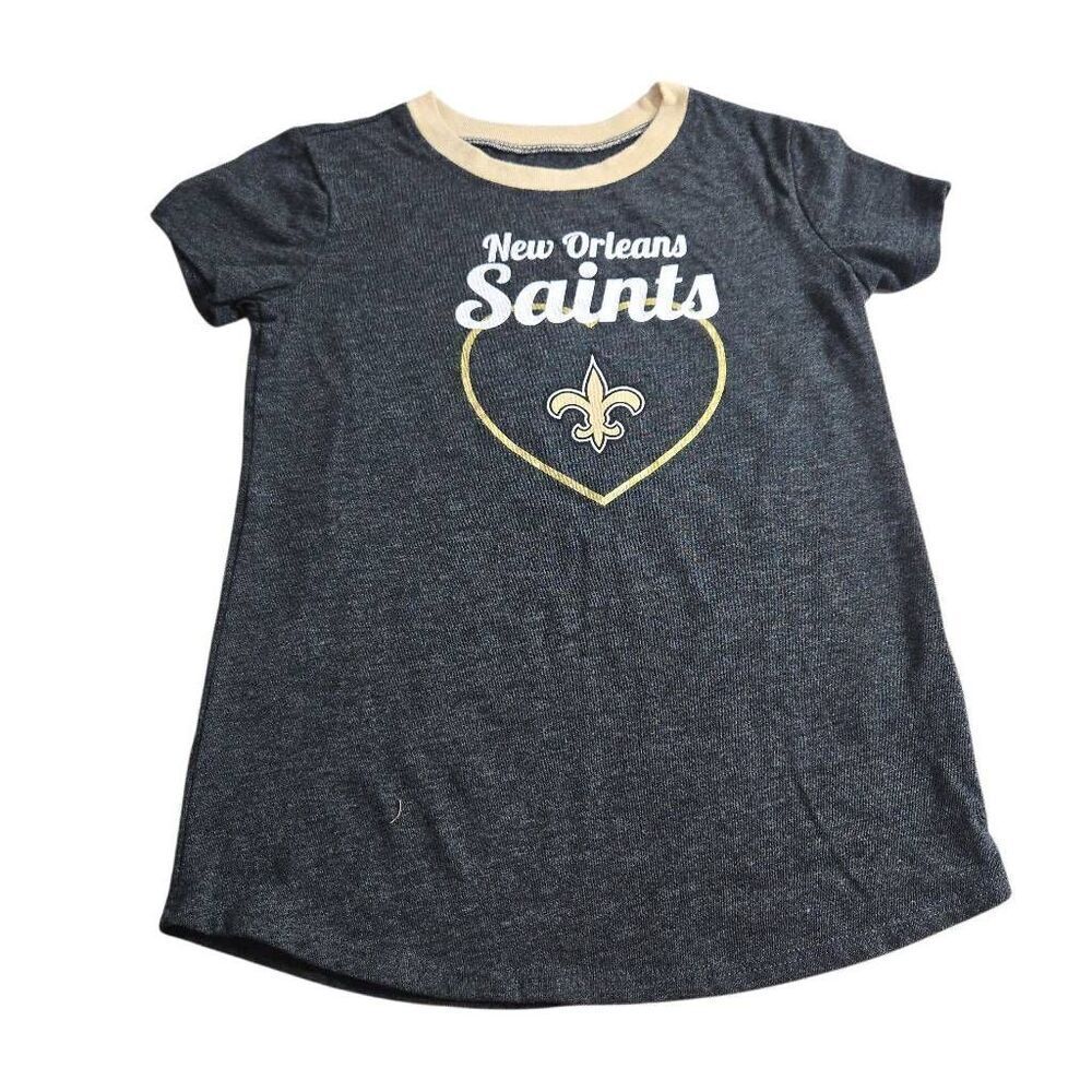 NFL Team Apperal New Orleans Saints shirt 5t